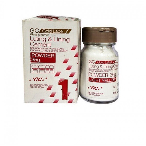 GC Fuji I Gold Label Glass Ionomer Luting & Lining Cement Powder